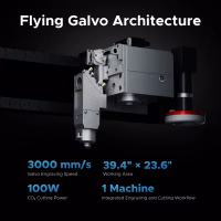 OMTech Pro FLUX Flying 100W