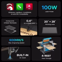 OMTech Maker MF2028-100 100W
