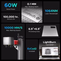 OMTech MOPA Split 30W
